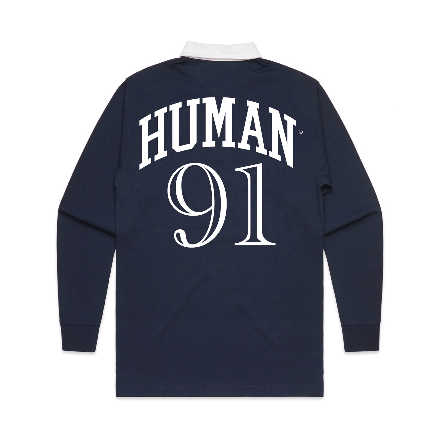 Camiseta de rugby humana