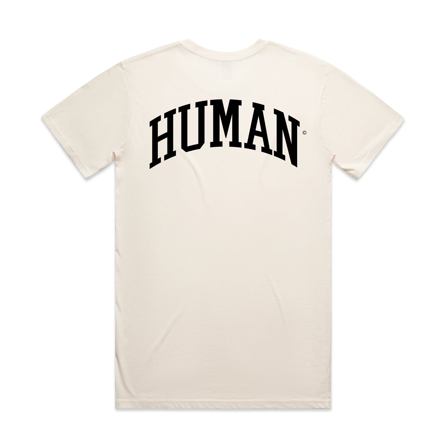 Camiseta de plantilla humana