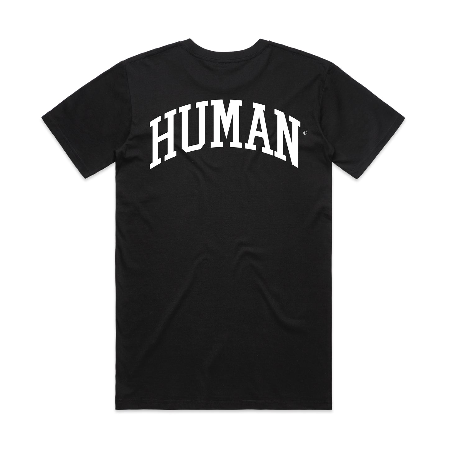 Camiseta de plantilla humana